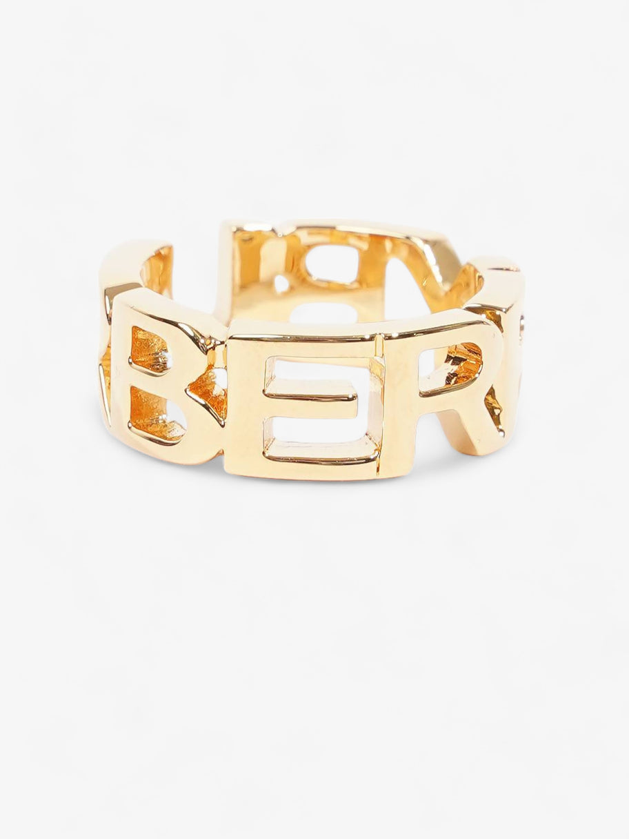 Logo Ring Gold Base Metal 54 Image 4