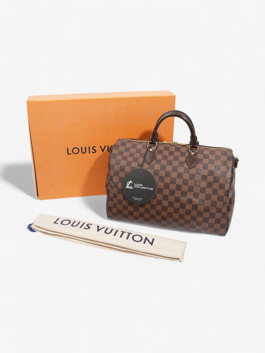 Louis Vuitton Speedy Bandoulière Damier Ebene Coated Canvas 35 Image 12