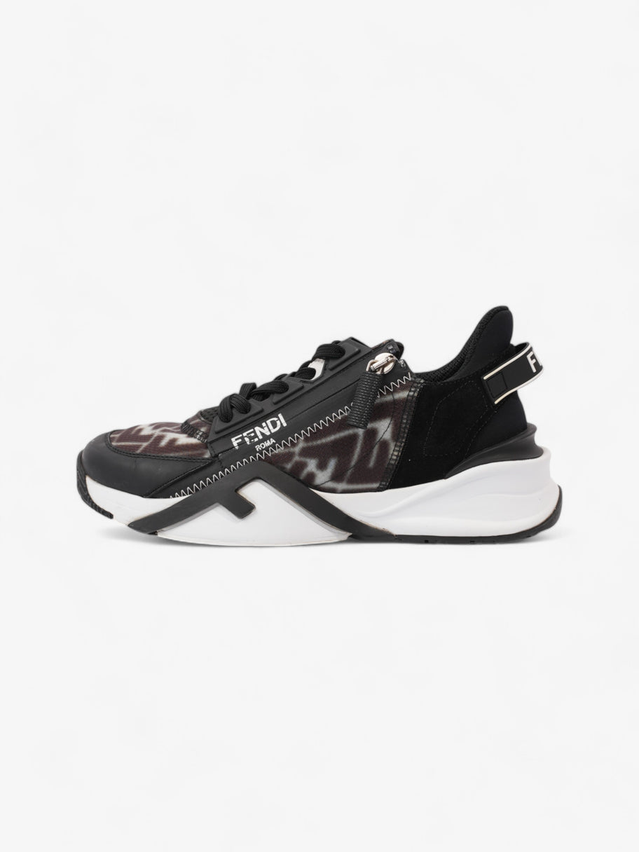 Fendi Flow Sneakers Black / White Canvas EU 38 UK 5 Image 5