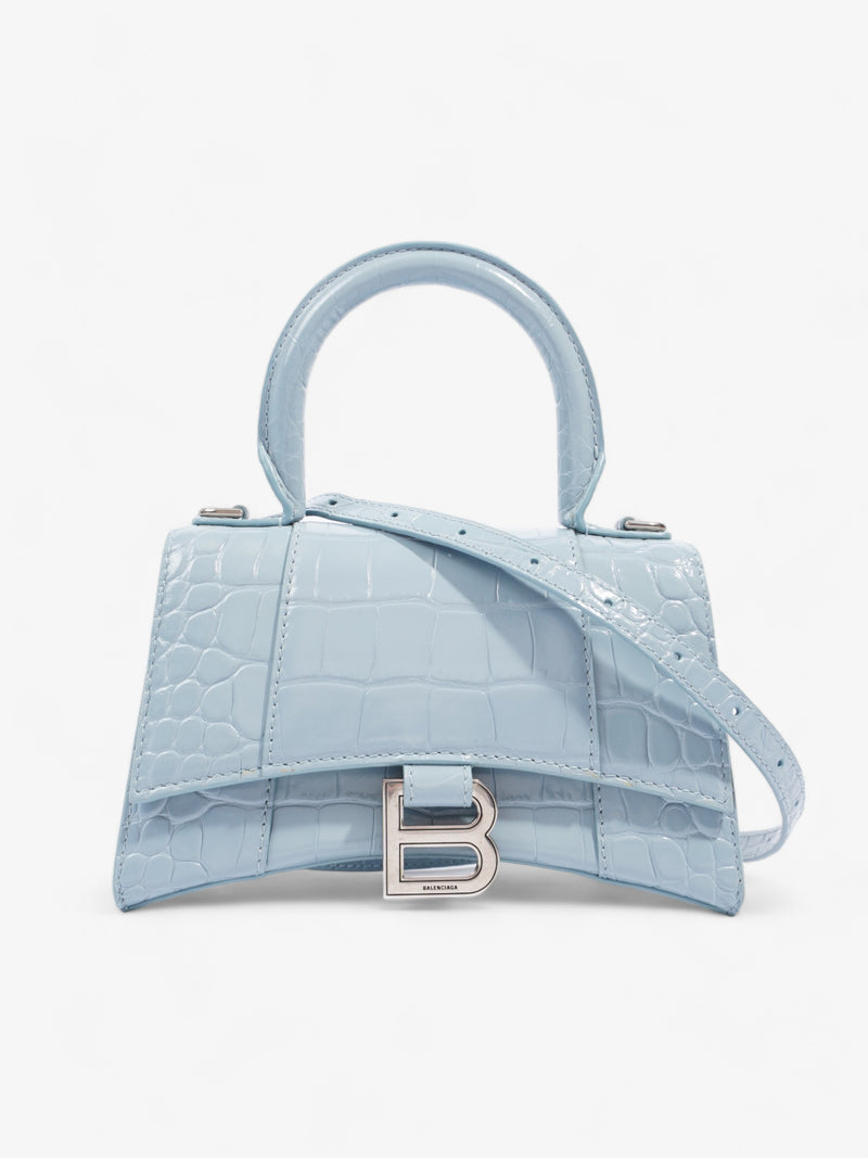  Hourglass  Blue Embossed Leather X Small