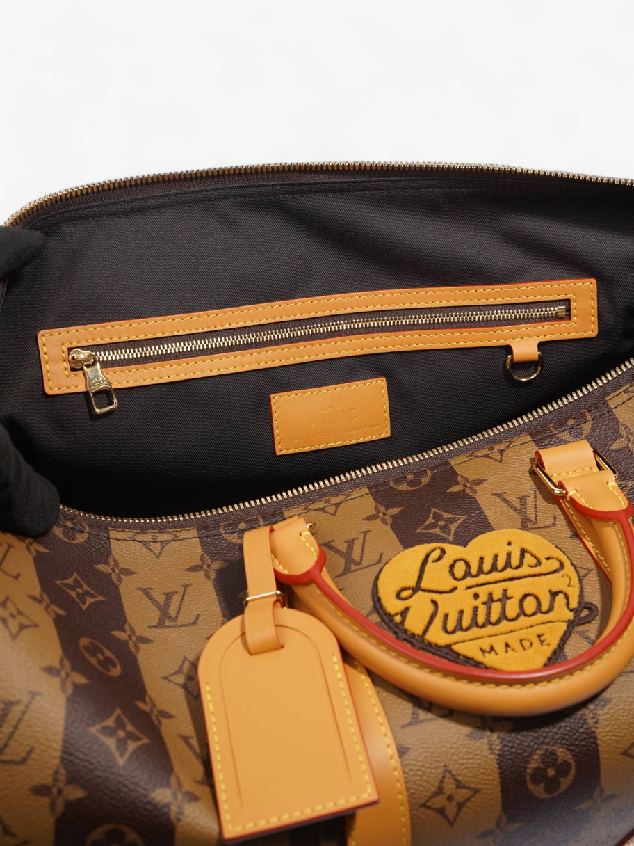 Louis Vuitton x Nigo Keepall Bandouliere Reverse Monogram Canvas 50 Image 9