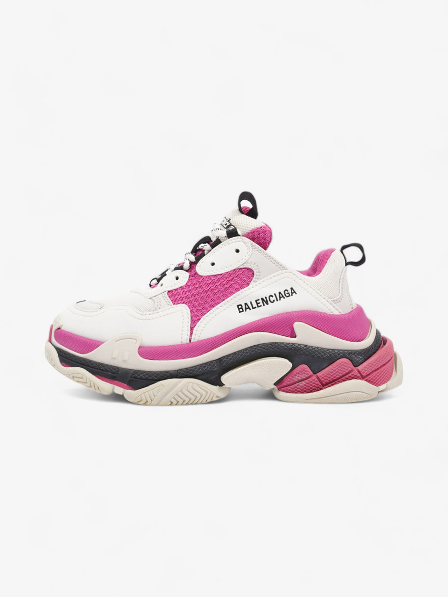 Balenciaga Triple S White / Pink / Black Mesh EU 38 UK 5 Image 4