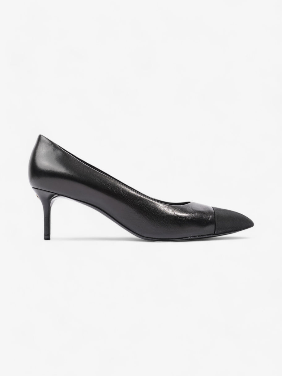 Chanel Pointed Heel 65mm Black Leather EU 41 UK 8 Image 1