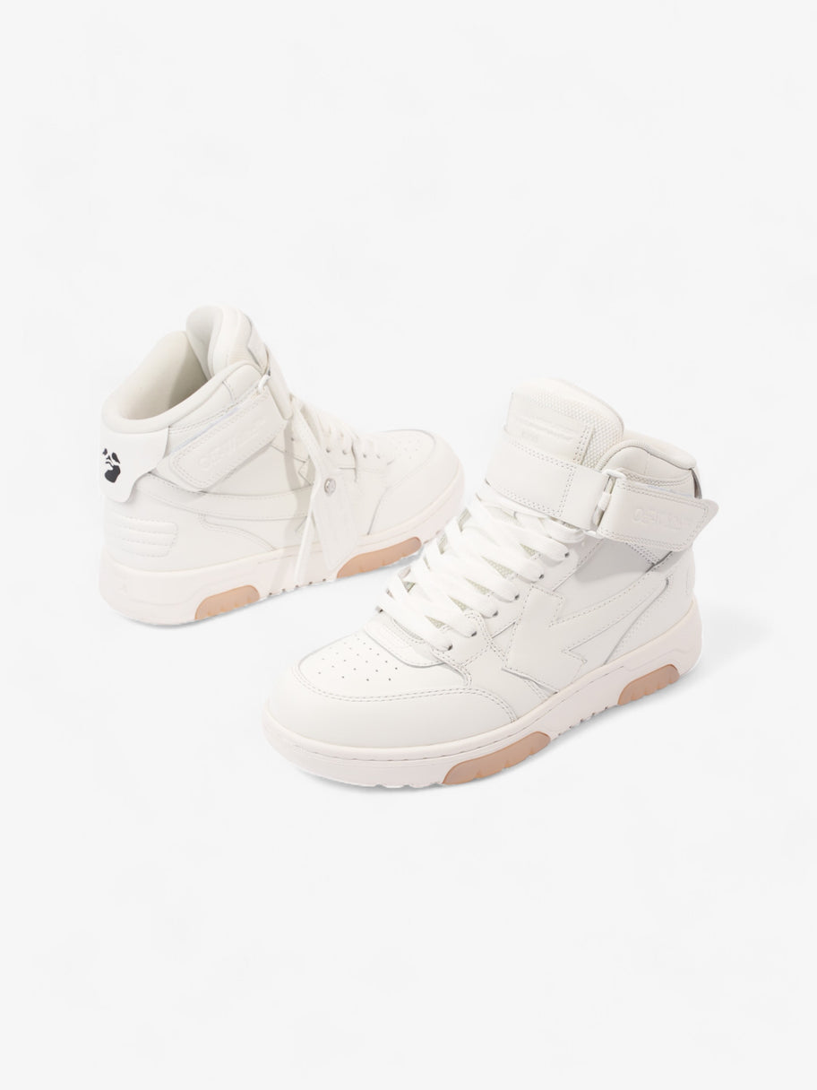 Off White Out Of Office Mid Top White Leather EU 40 UK 6 Image 10