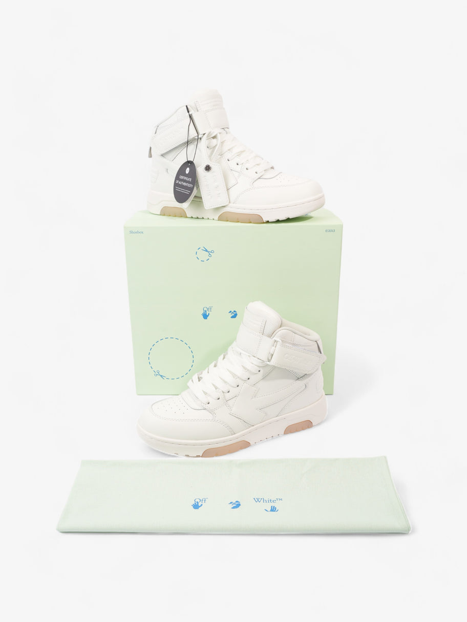 Off White Out Of Office Mid Top White Leather EU 40 UK 6 Image 11