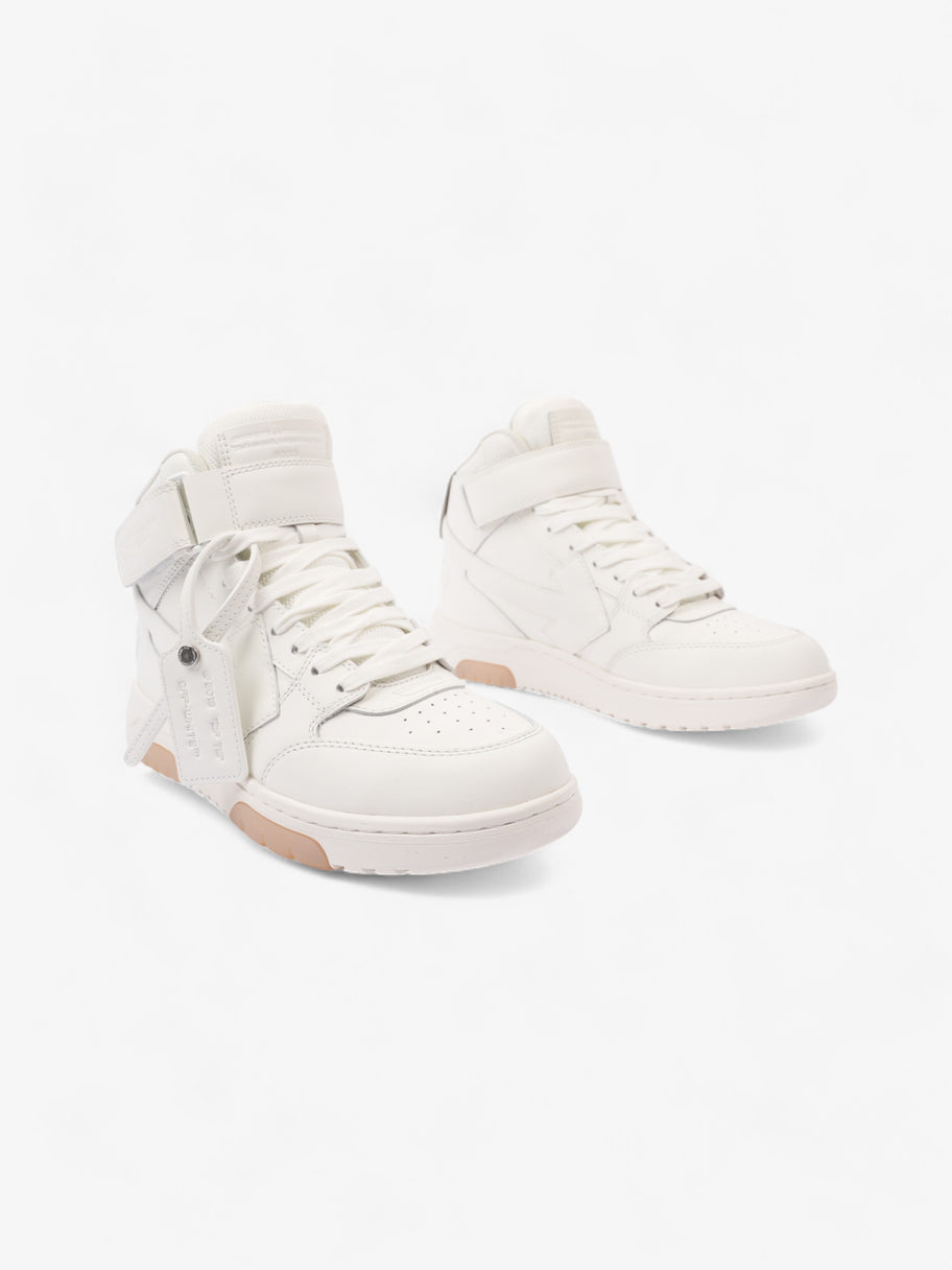 Off White Out Of Office Mid Top White Leather EU 40 UK 6 Image 2