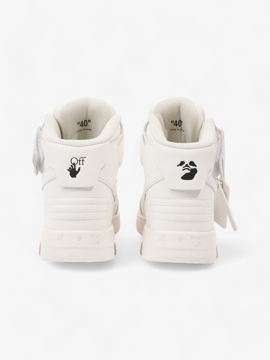 Off White Out Of Office Mid Top White Leather EU 40 UK 6 Image 6