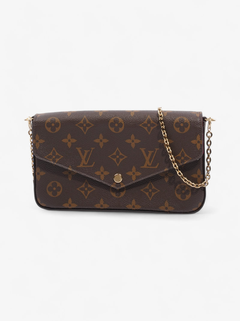  Louis Vuitton Pochette Felicie Monogram Coated Canvas