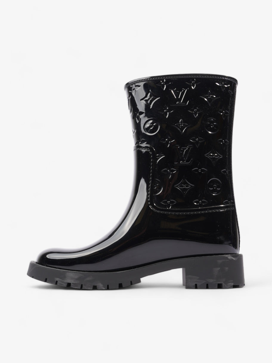 Louis Vuitton Drops Wellington Boots Black Patent Leather EU 38 UK 5 Image 3