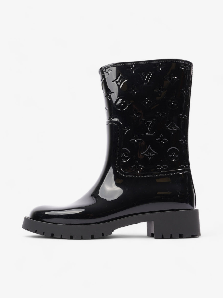 Louis Vuitton Drops Wellington Boots Black Patent Leather EU 38 UK 5 Image 5