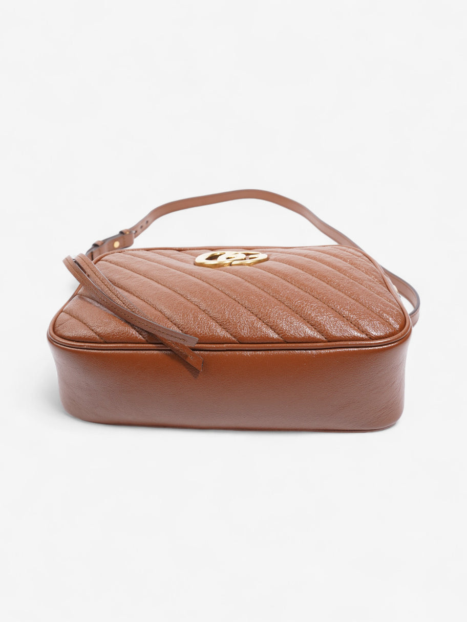 Gucci GG Marmont Brown Matelasse Leather Small Image 6