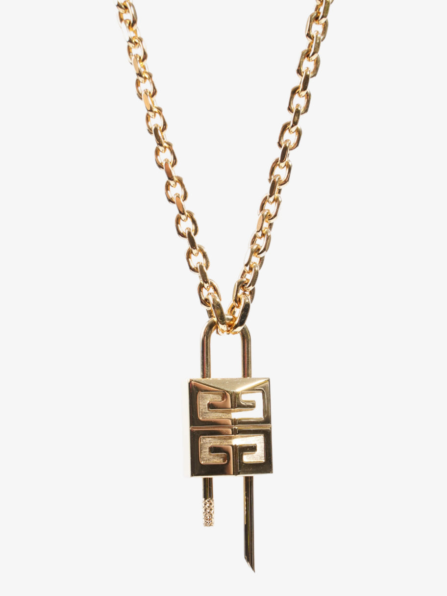 Givenchy 4G Padlock Necklace Gold Brass Image 3