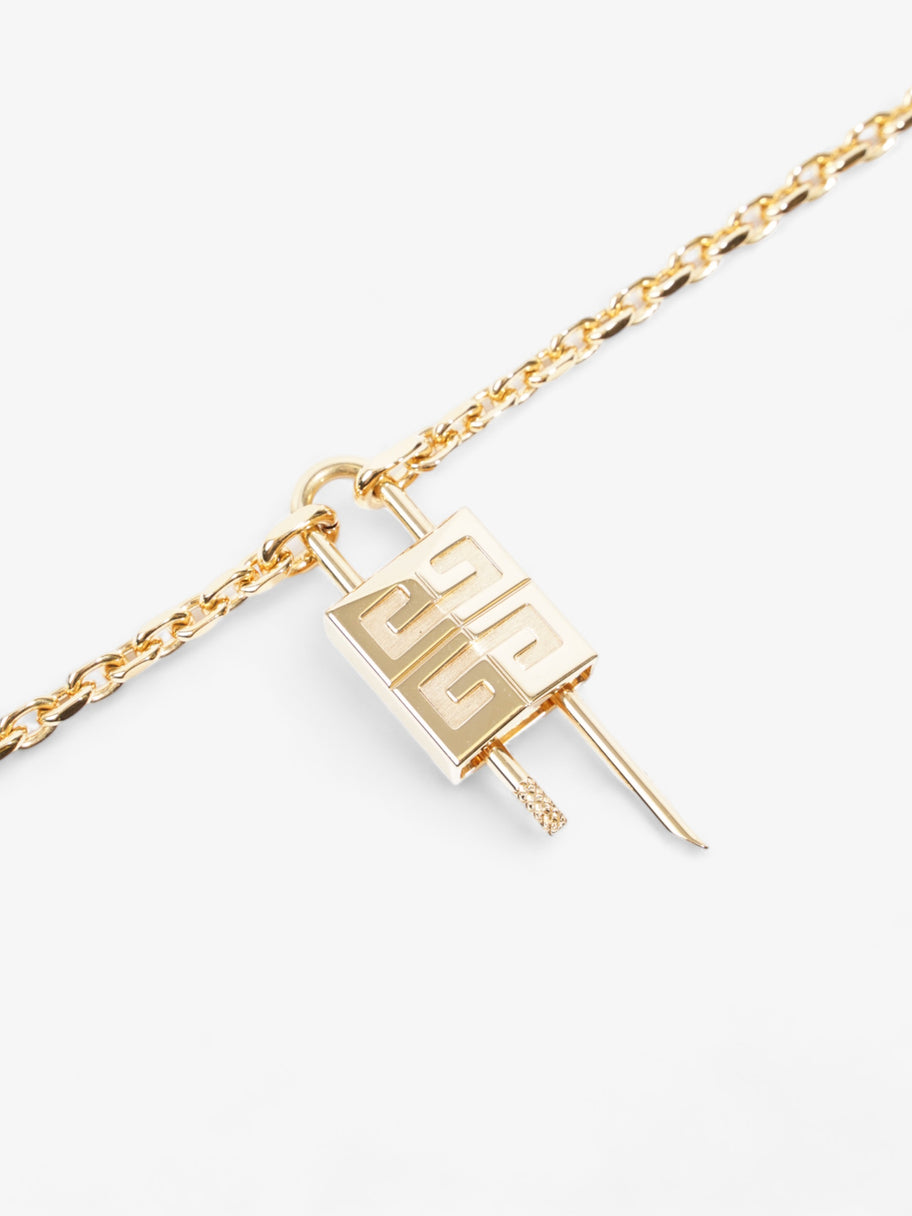 Givenchy 4G Padlock Necklace Gold Brass Image 5