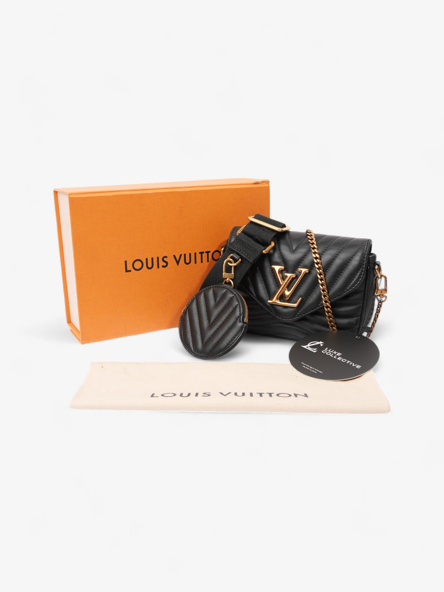 Louis Vuitton New Wave Multi-Pochette Black Leather Image 11