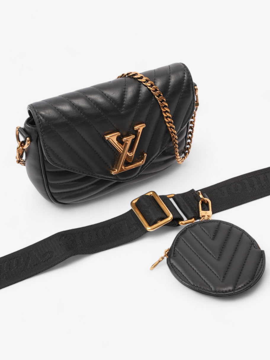 Louis Vuitton New Wave Multi-Pochette Black Leather Image 7