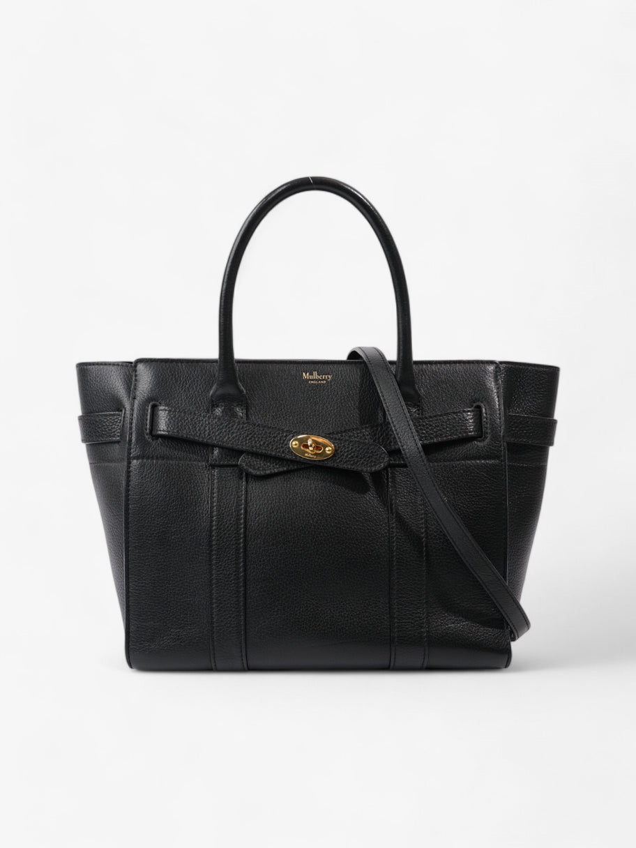 Mulberry Zipped Bayswater Black Grained Leather Small Image 1