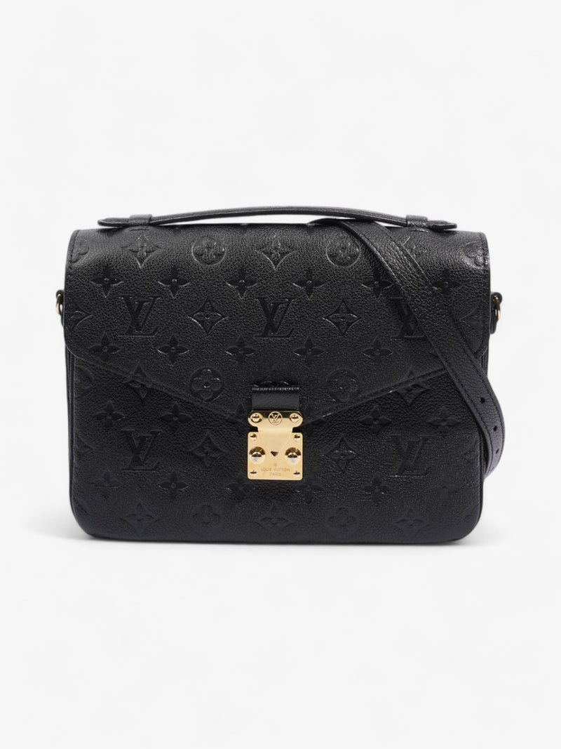  Louis Vuitton Pochette Metis Monogram Empreinte / Black Empreinte Leather