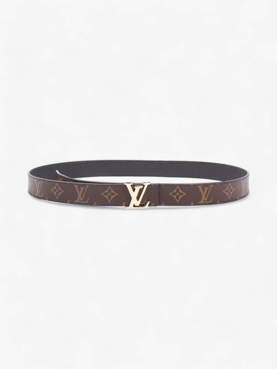 Louis Vuitton LV Iconic 25MM Reversible Belt Monogram / Black Coated Canvas 95cm 38mm Image 1