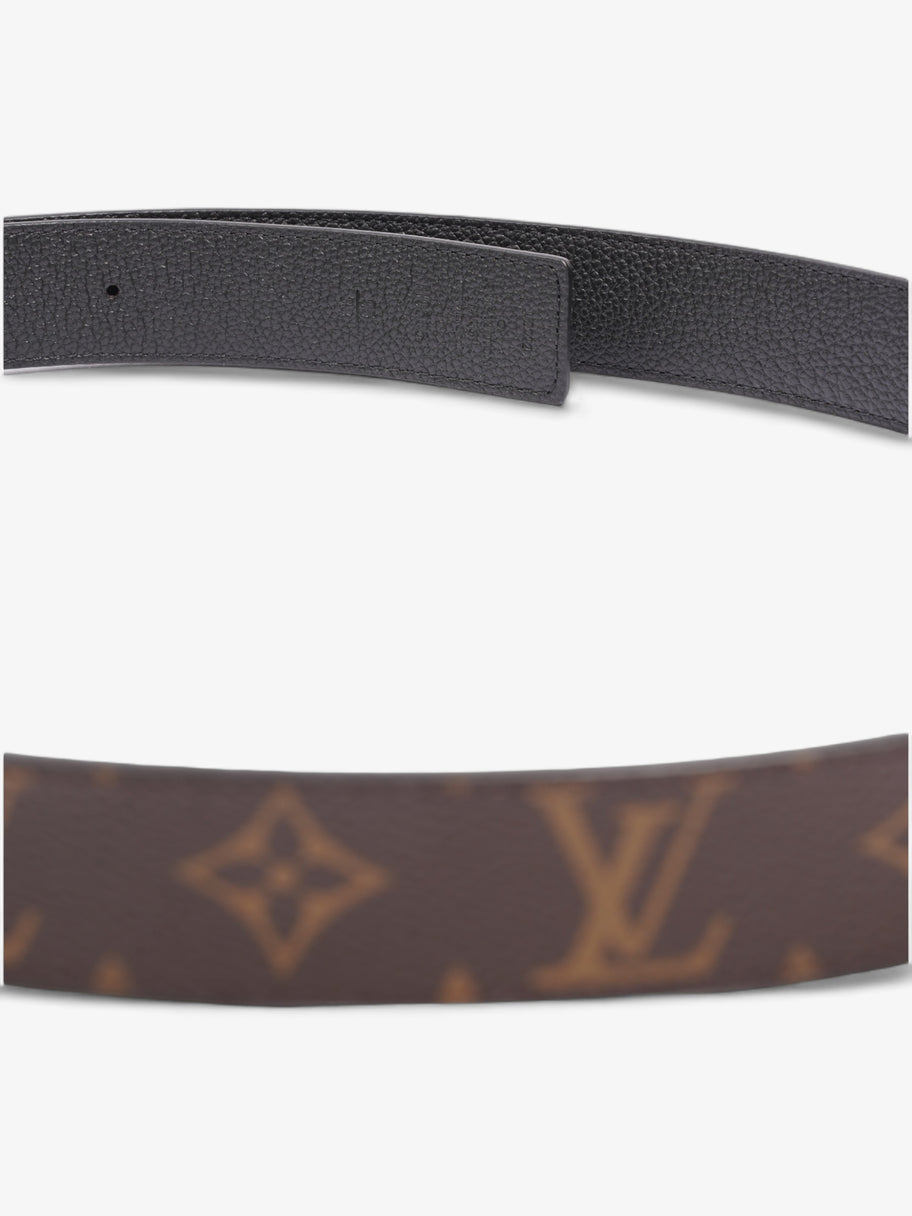 Louis Vuitton LV Iconic 25MM Reversible Belt Monogram / Black Coated Canvas 95cm 38mm Image 6