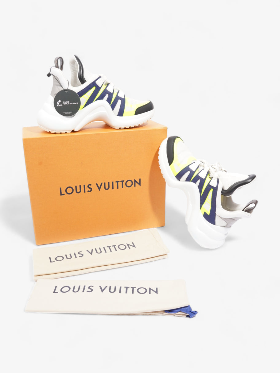 Louis Vuitton Archlight White / Navy / Green Mesh EU 38 UK 5 Image 10