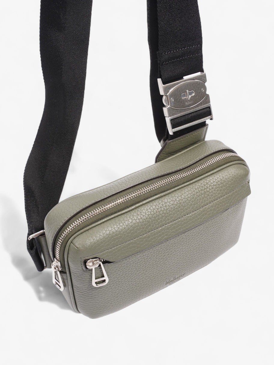 Mulberry Utility Postman's Bag Green / Black Leather Image 7