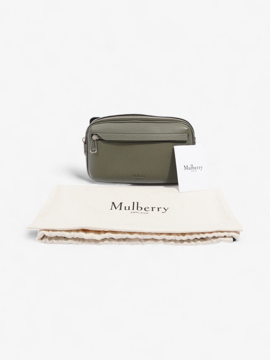 Mulberry Utility Postman's Bag Green / Black Leather Image 9