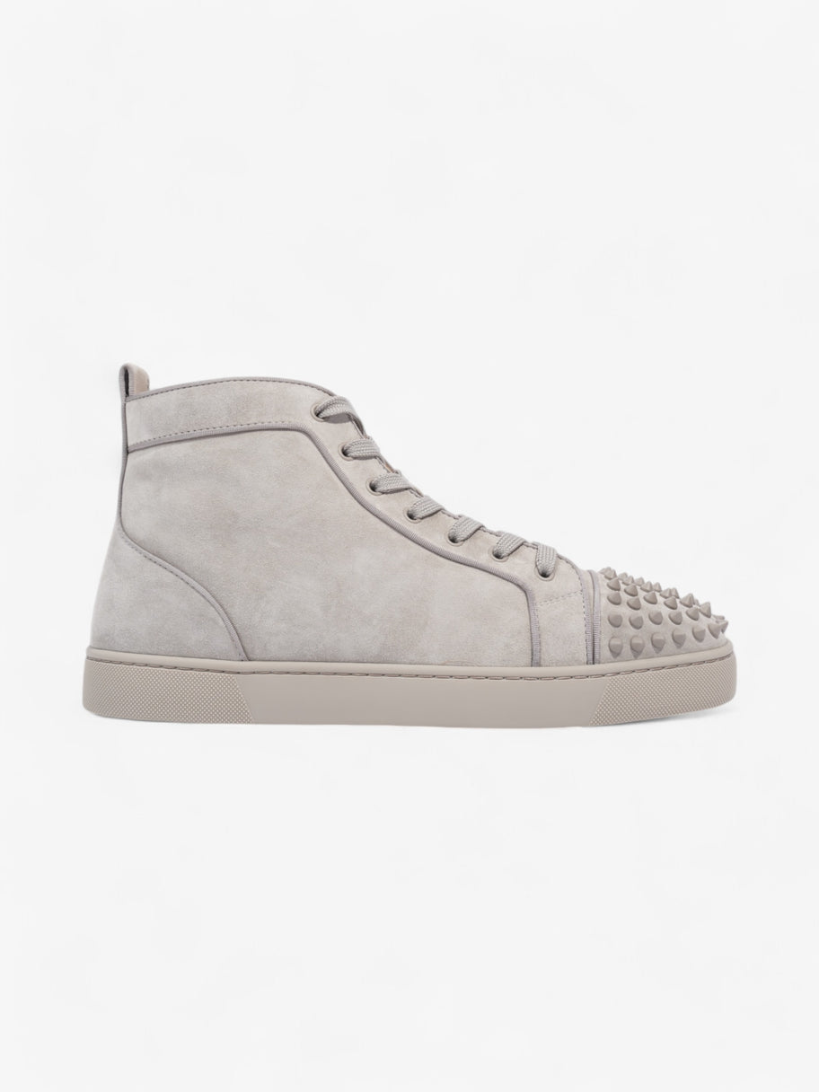 Christian Louboutin Lou Spikes High-tops Grey Suede EU 43.5 UK 9.5 Image 1