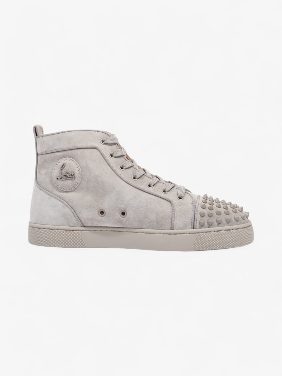 Christian Louboutin Lou Spikes High-tops Grey Suede EU 43.5 UK 9.5 Image 4