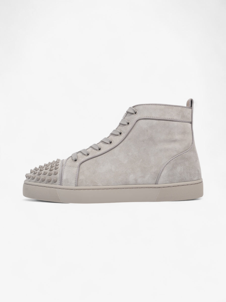 Christian Louboutin Lou Spikes High-tops Grey Suede EU 43.5 UK 9.5 Image 5