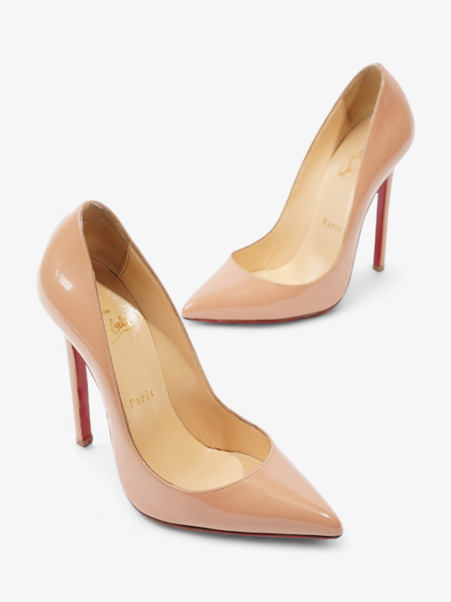 Pigalle Heels 120 Nude Patent Leather EU 38 UK 5 Image 9