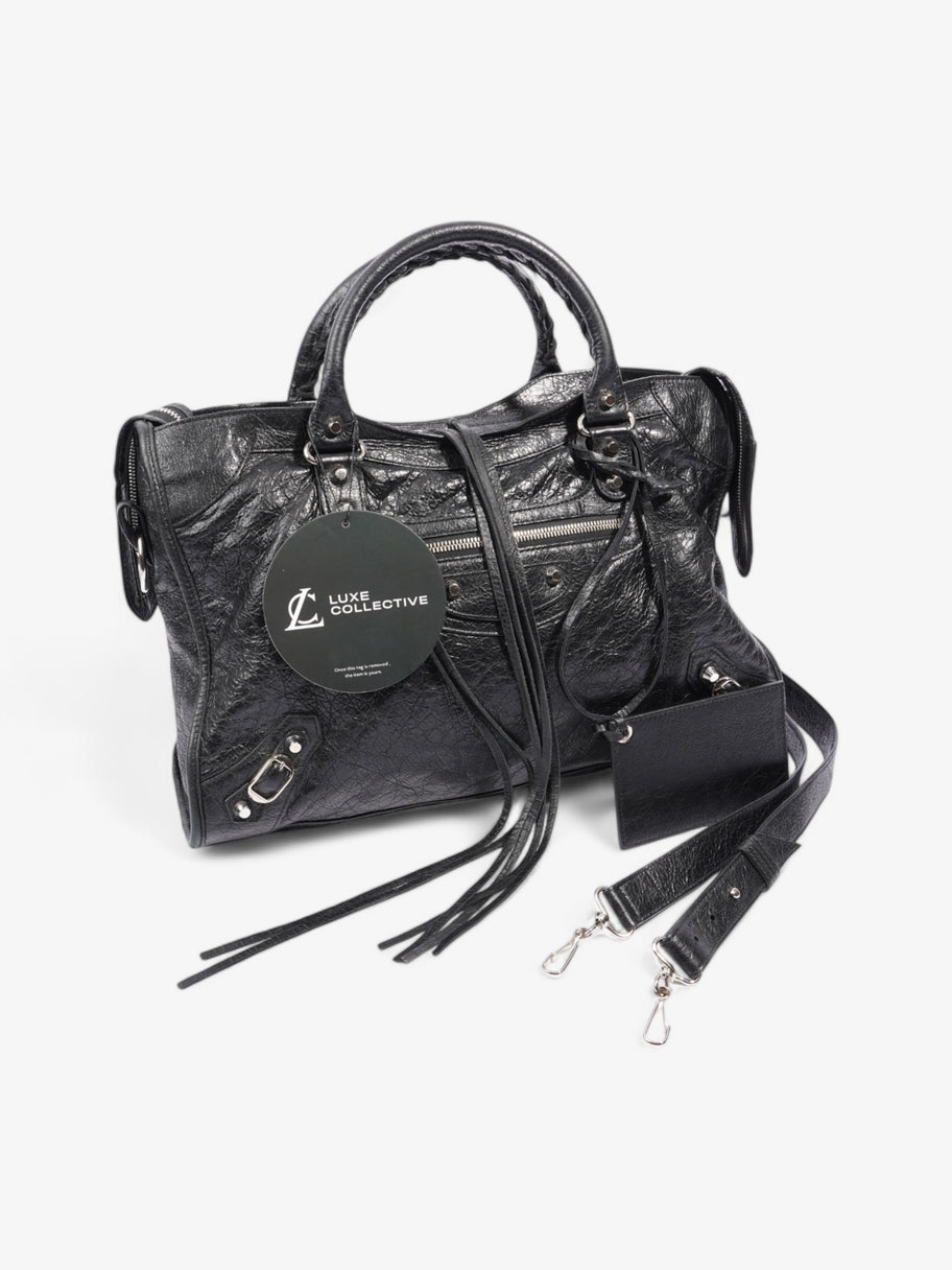 Balenciaga Le City Black Leather Medium Image 10