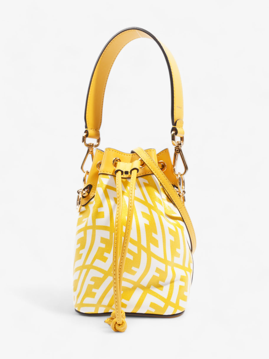 Fendi Mon Tresor Mini FF Vertigo Yellow Canvas Image 1