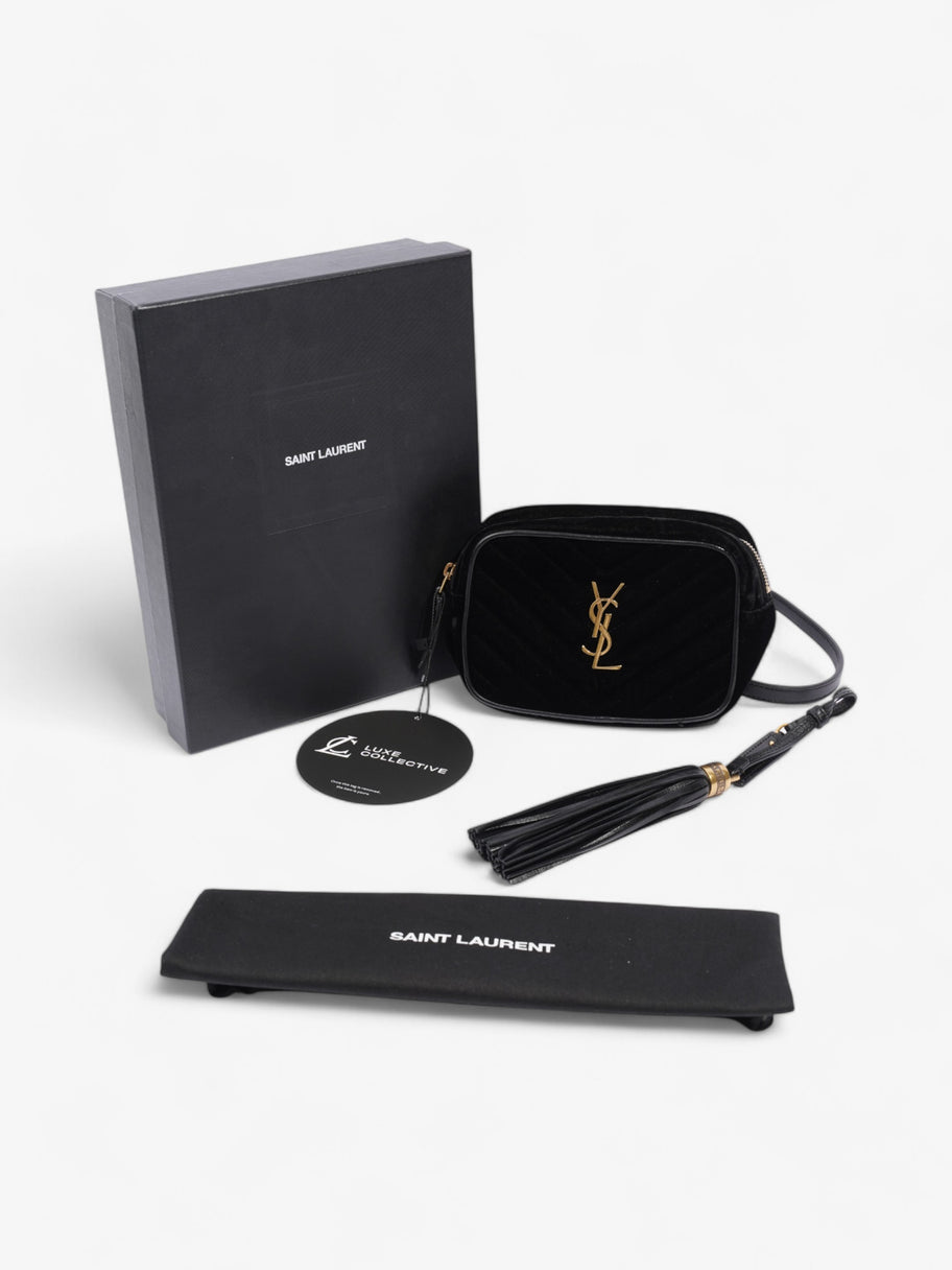 Saint Laurent Lou Belt Bag Black Velvet Image 9