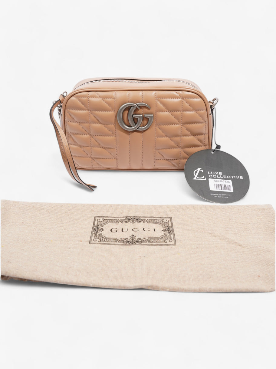 Gucci GG Marmont 2.0 Camera Bag Camelia Calfskin Leather Image 8