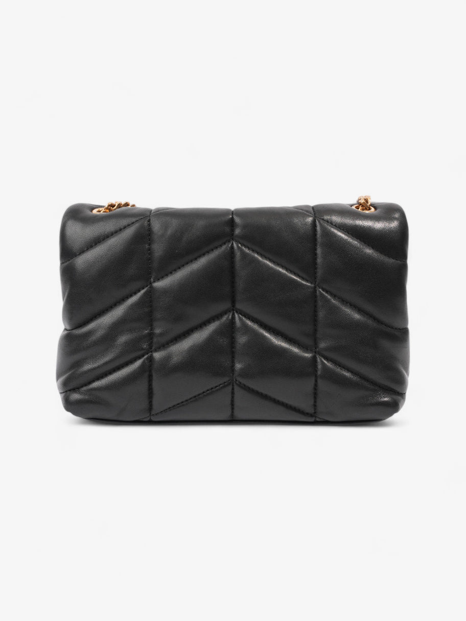 Saint Laurent Lou Lou Puffer Black Calfskin Leather Small Image 4