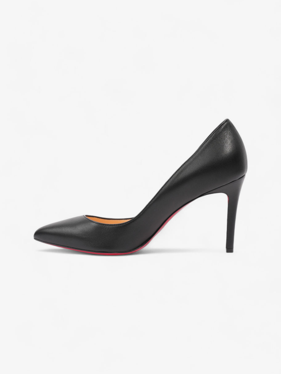 Christian Louboutin Pigalle 85mm Black Leather EU 38.5 UK 5.5 Luxe Collective