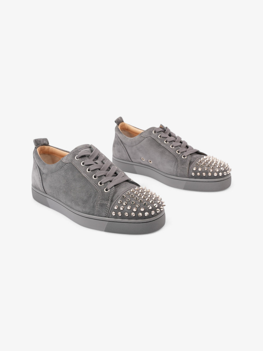 Christian Louboutin Louis Junior Spikes Grey Suede EU 42 UK 8 Image 2