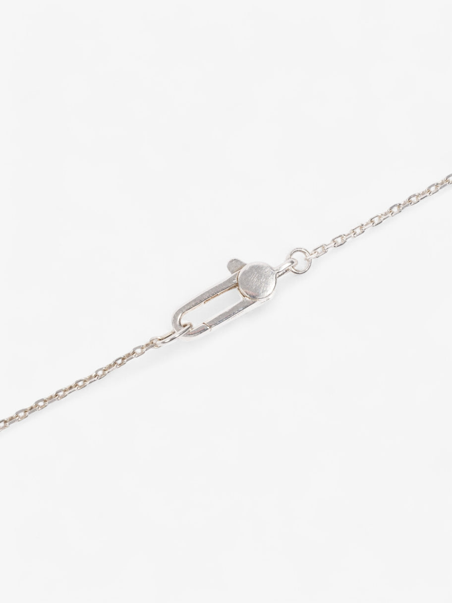 Gucci Trademark Heart Necklace Silver Silver Sterling Image 3