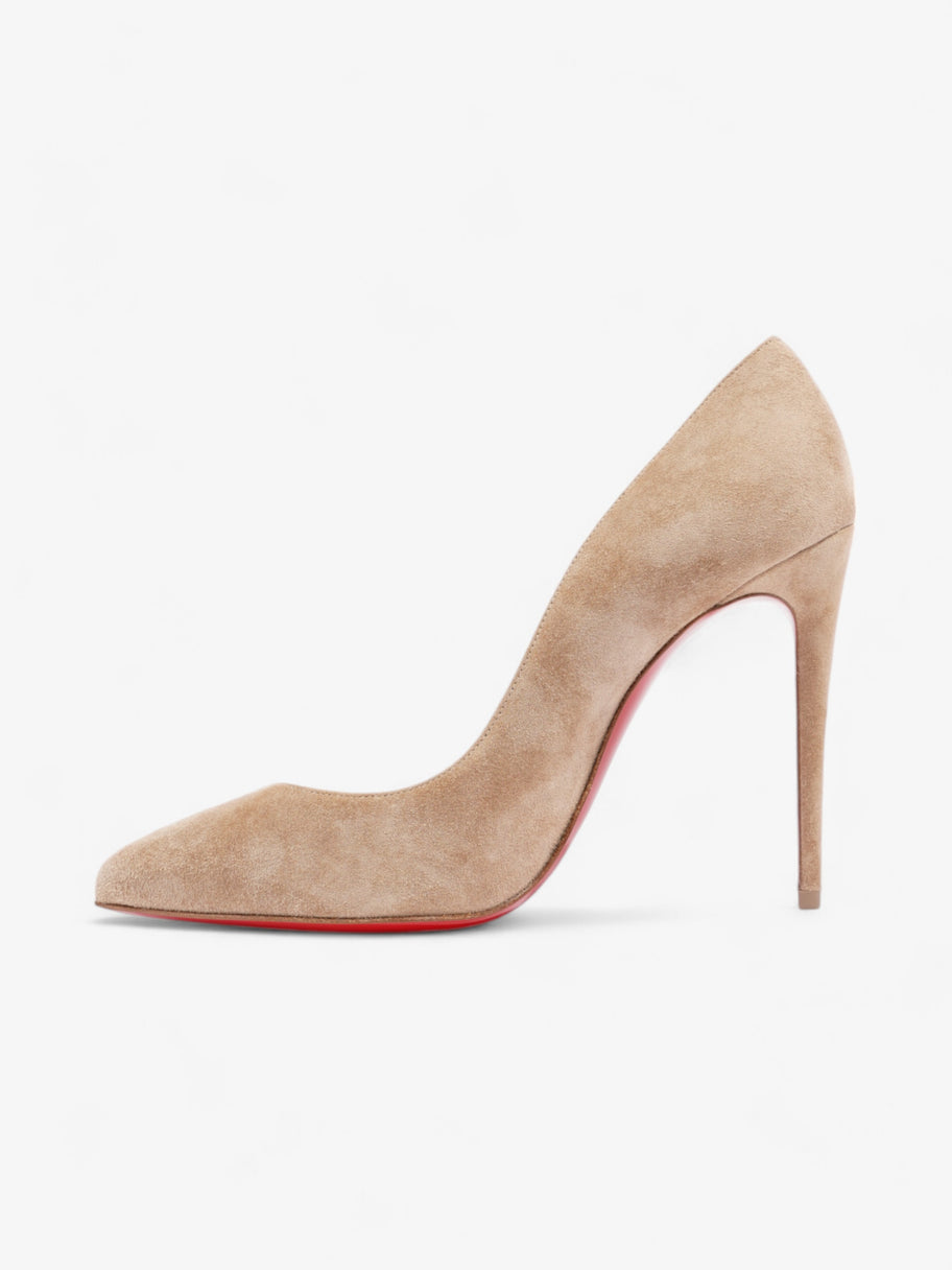 Christian Louboutin Pigalle Follies  100 Beige  Suede EU 37.5 UK 4.5 Image 3