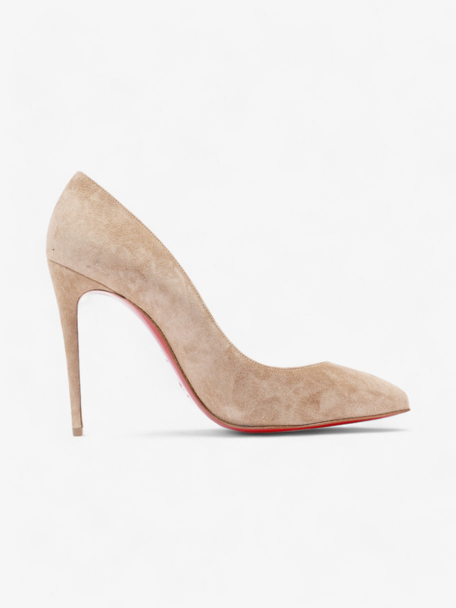 Christian Louboutin Pigalle Follies  100 Beige  Suede EU 37.5 UK 4.5 Image 4