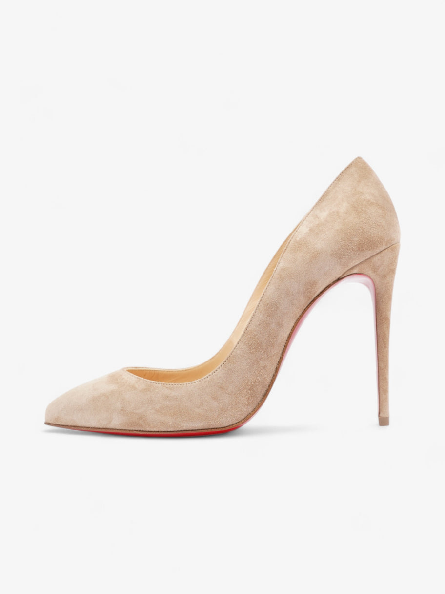 Christian Louboutin Pigalle Follies  100 Beige  Suede EU 37.5 UK 4.5 Image 5