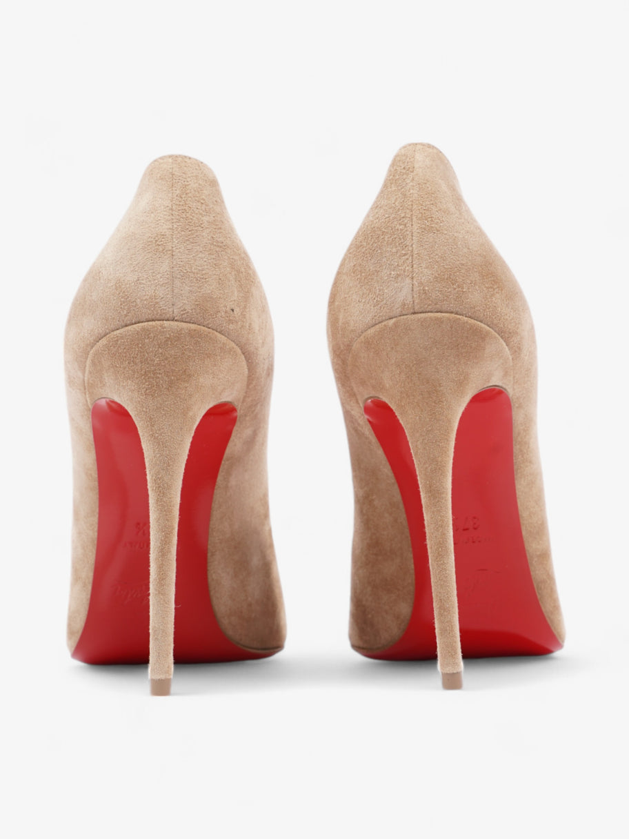 Christian Louboutin Pigalle Follies  100 Beige  Suede EU 37.5 UK 4.5 Image 6