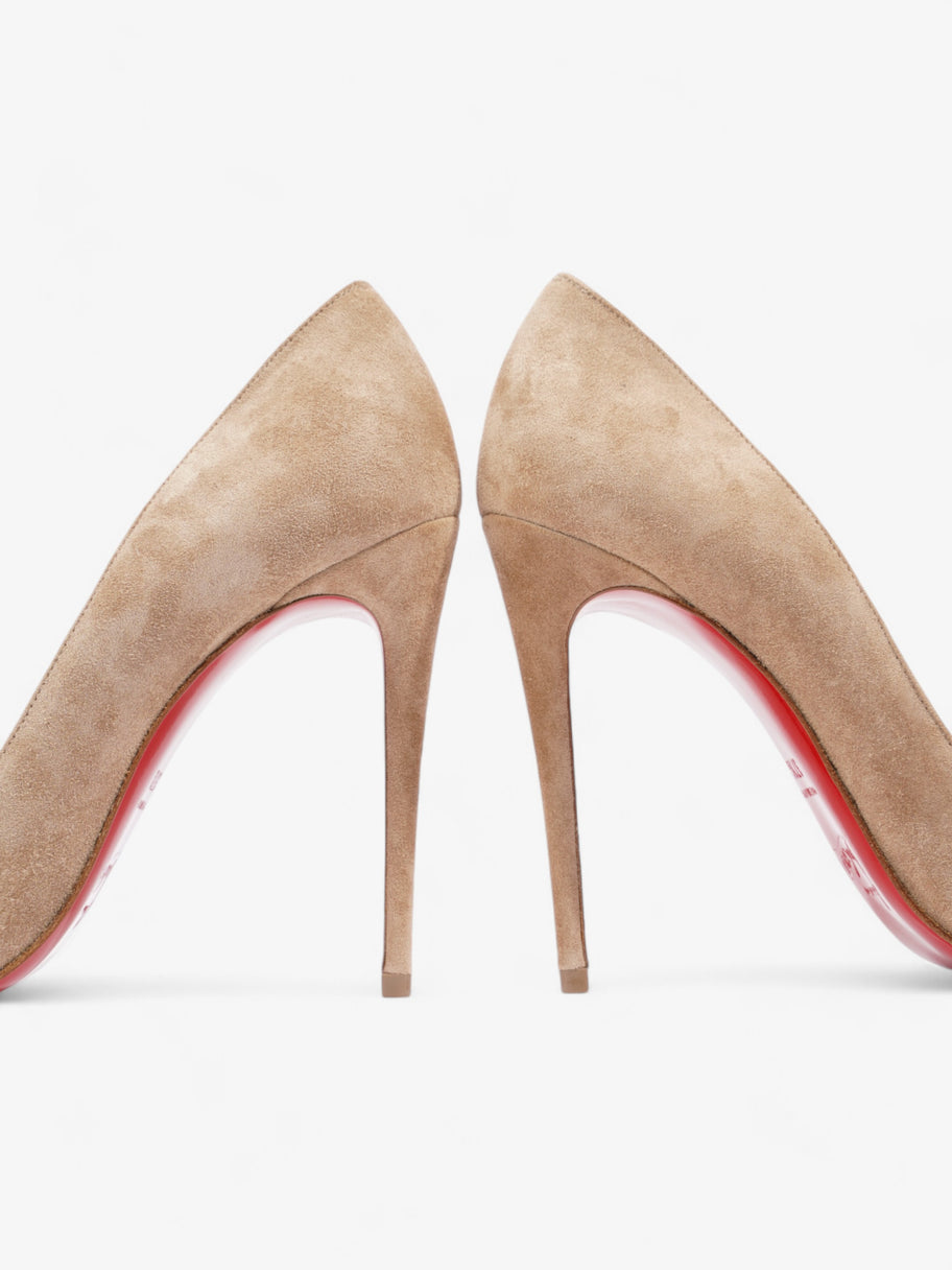 Christian Louboutin Pigalle Follies  100 Beige  Suede EU 37.5 UK 4.5 Image 9