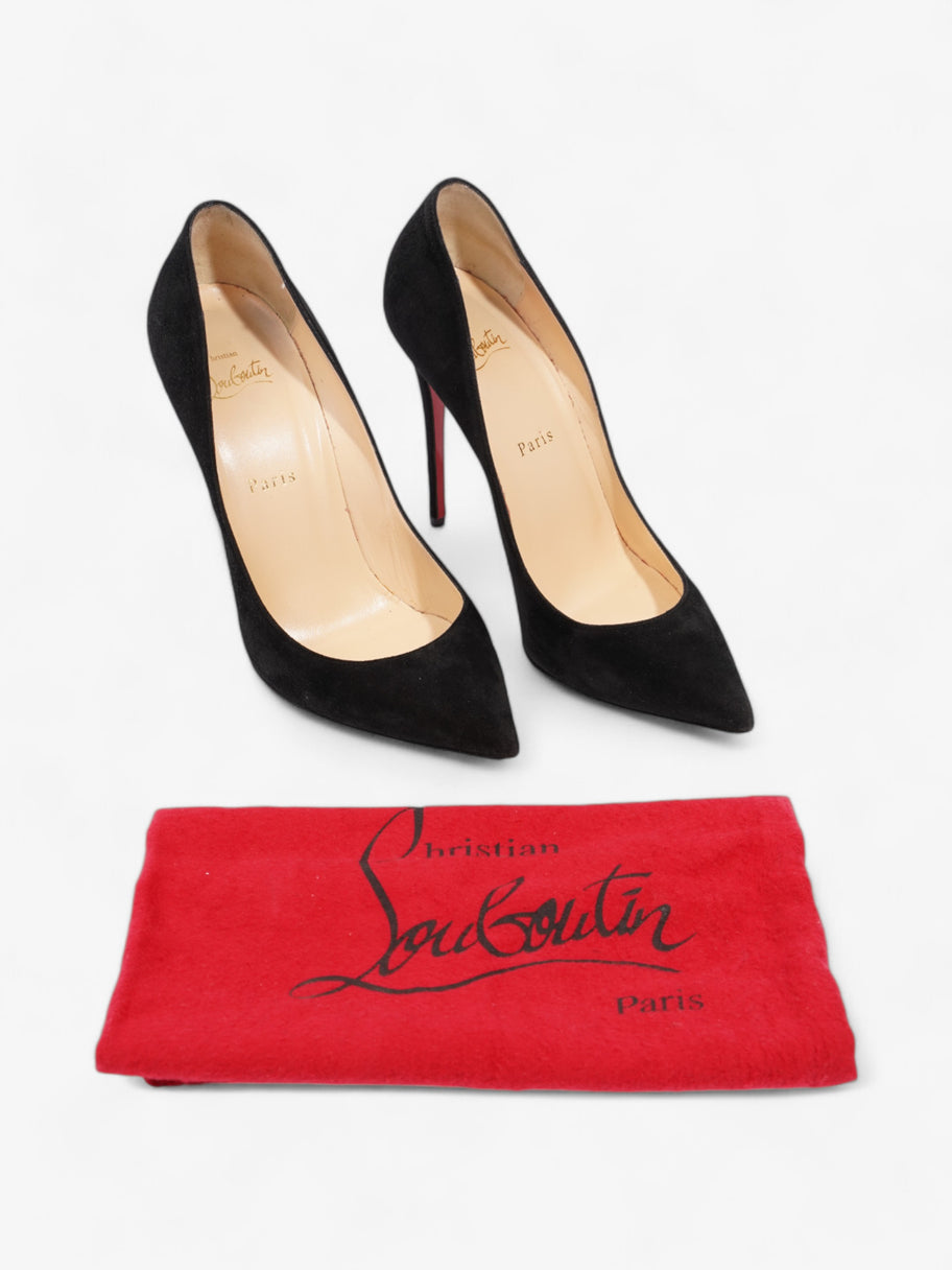 Christian Louboutin So Kate Heels 100 Black Suede EU 39 UK 6 Luxe Collective