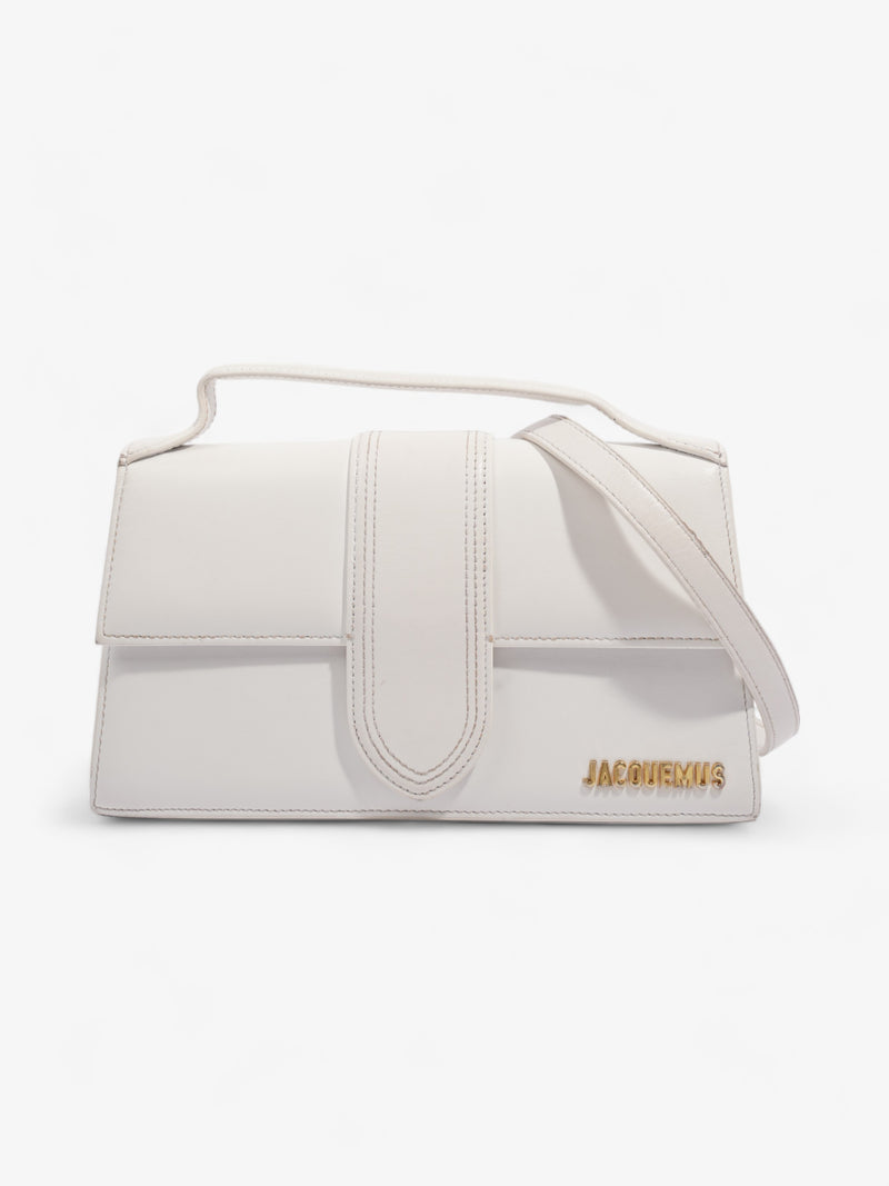  Jacquemus Le Grand Bambino White Leather