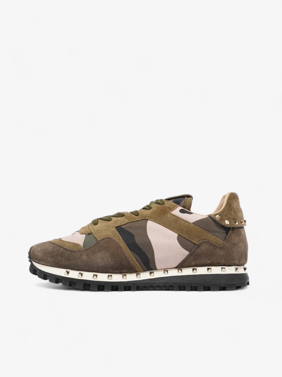 Valentino Rockstud Sneaker Khaki / Pink Suede EU 39 UK 6 Image 5