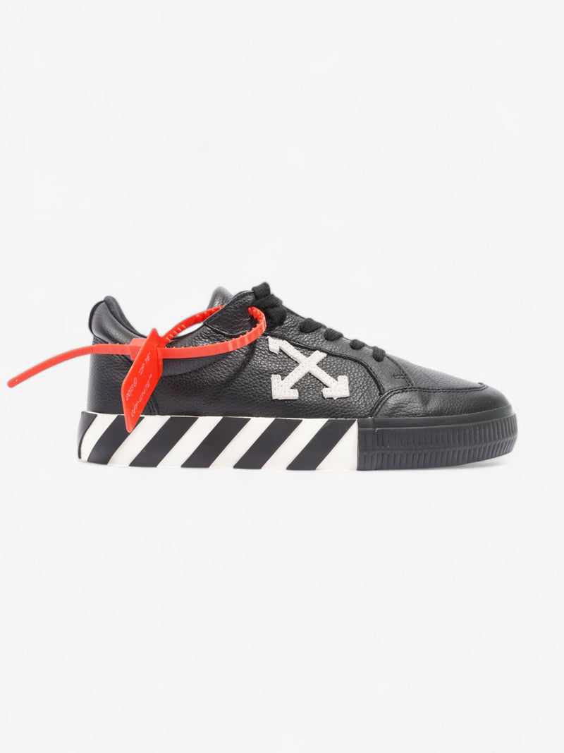  Off White Low Vulcanized Black / White Leather EU 37 UK 4