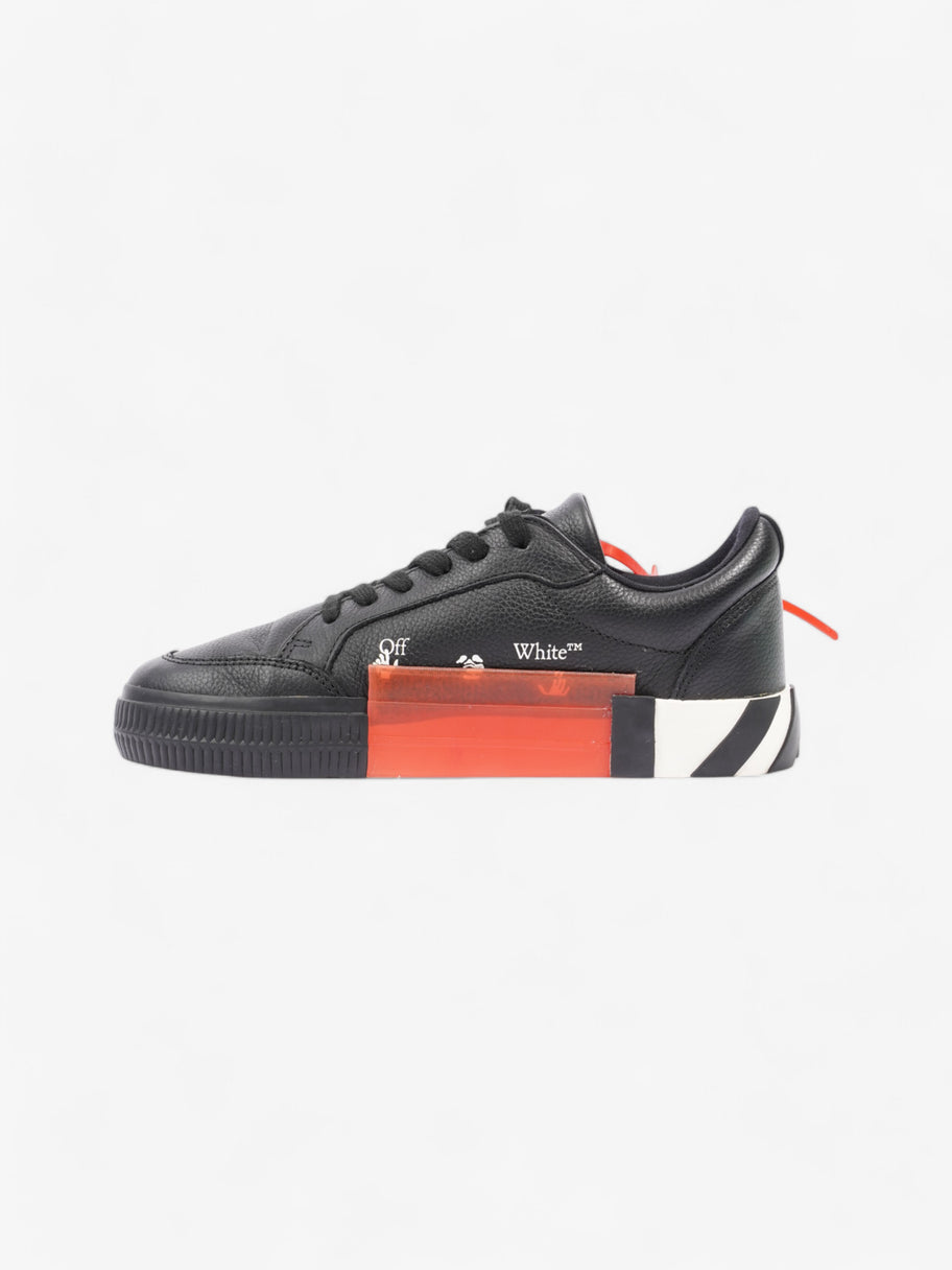 Off White Low Vulcanized Black / White Leather EU 37 UK 4 Image 3