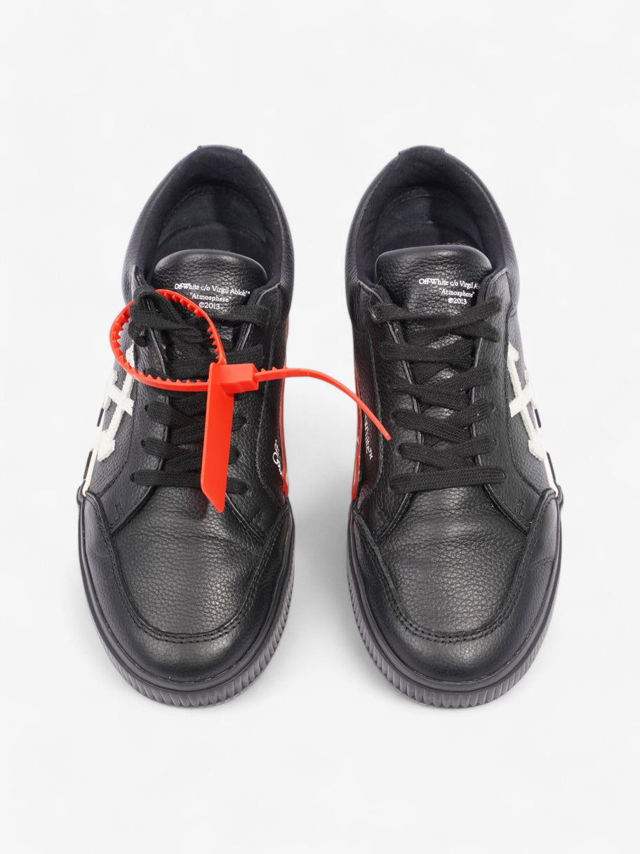 Off White Low Vulcanized Black / White Leather EU 37 UK 4 Image 8