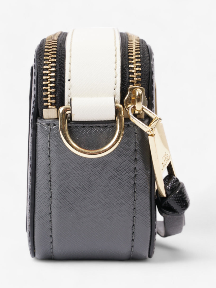 Marc Jacobs The Snapshot Bag Black / Grey / White Leather Image 5